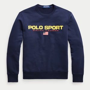 Polo Ralph Lauren Sport Men’s XS Fleece Crewneck Sweatshirt Navy Sweater